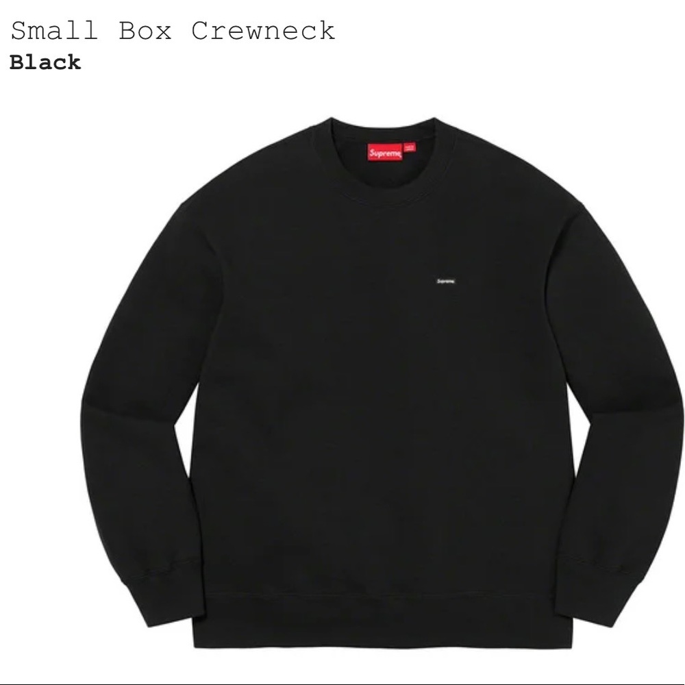 Supreme Small Box Sweatshirt Previously Warn